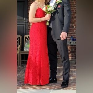 Lulus dress, size medium, color red